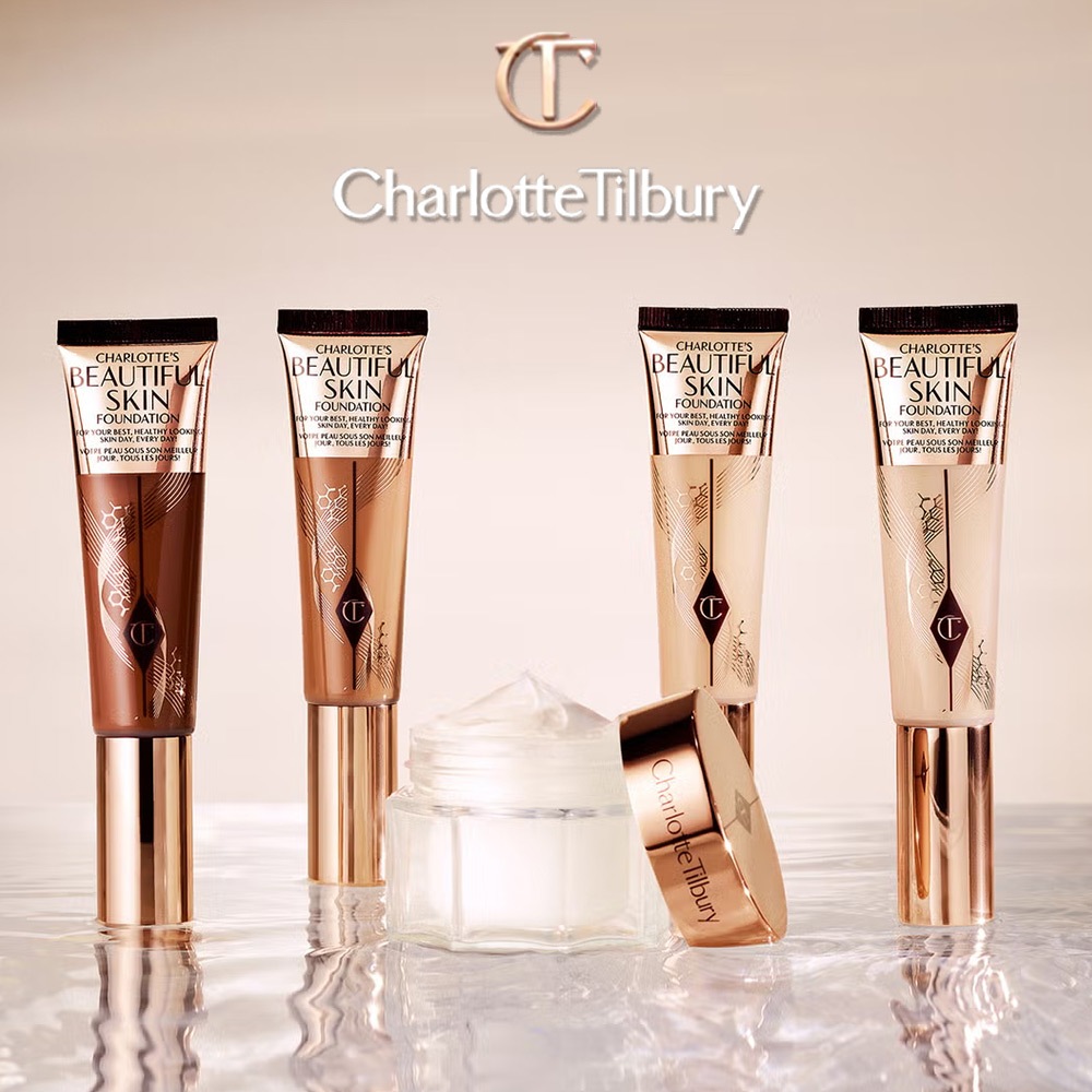Charlotte Tilbury Beautiful Skin Foundation 30ml / Charlotte's Magic Cream 50ml