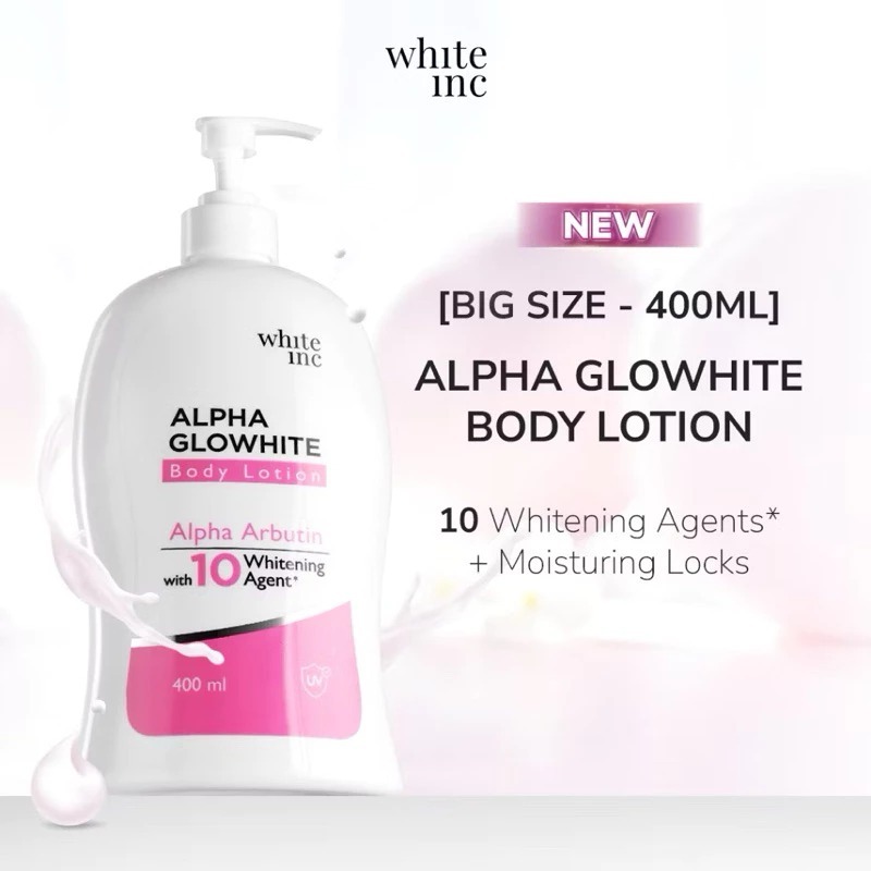 [400ml] WHITE INC BODY LOTION 400ML ALPHA GLOW