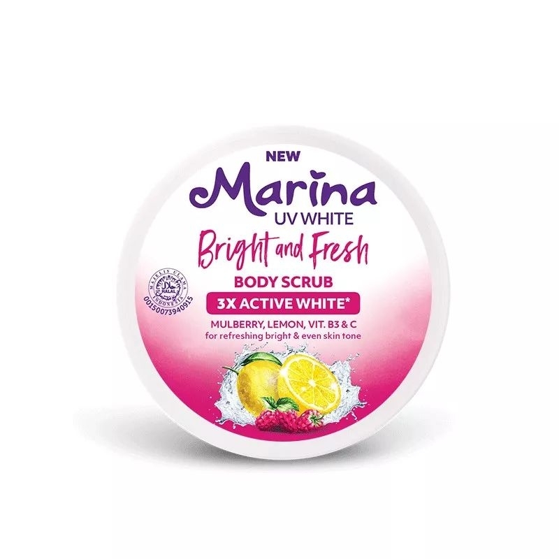 Marina UV White Bright & Fresh Body Scrub (200ml)