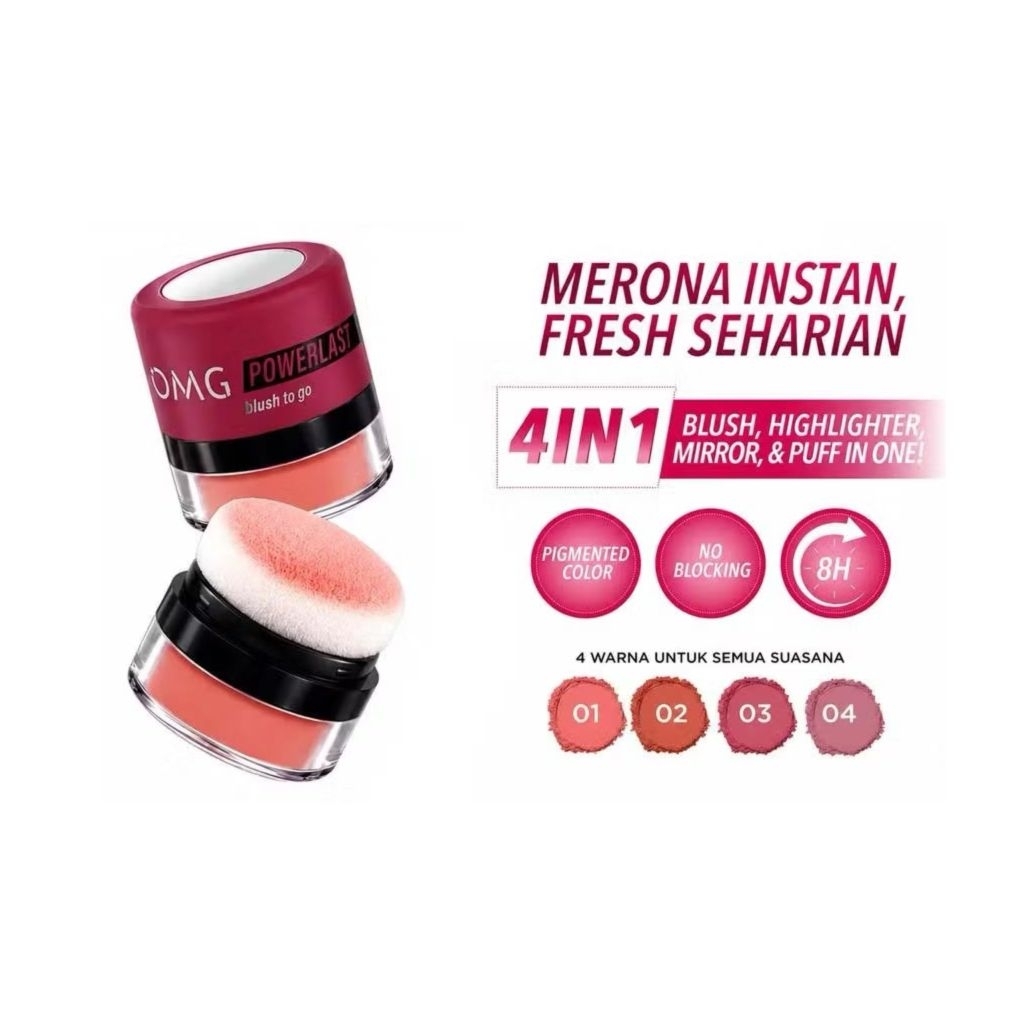 OMG Powerlast Blush to go