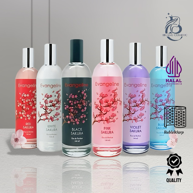 Evangeline Sakura Eau De Parfume Series 100 Ml - Parfum Evangeline Black Sakura