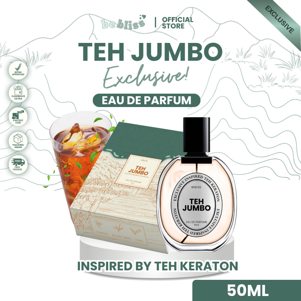 BEBLISS EAU DE PARFUME EXCLUSIVE TEH JUMBO 50 ML WANGI TAHAN LAMA