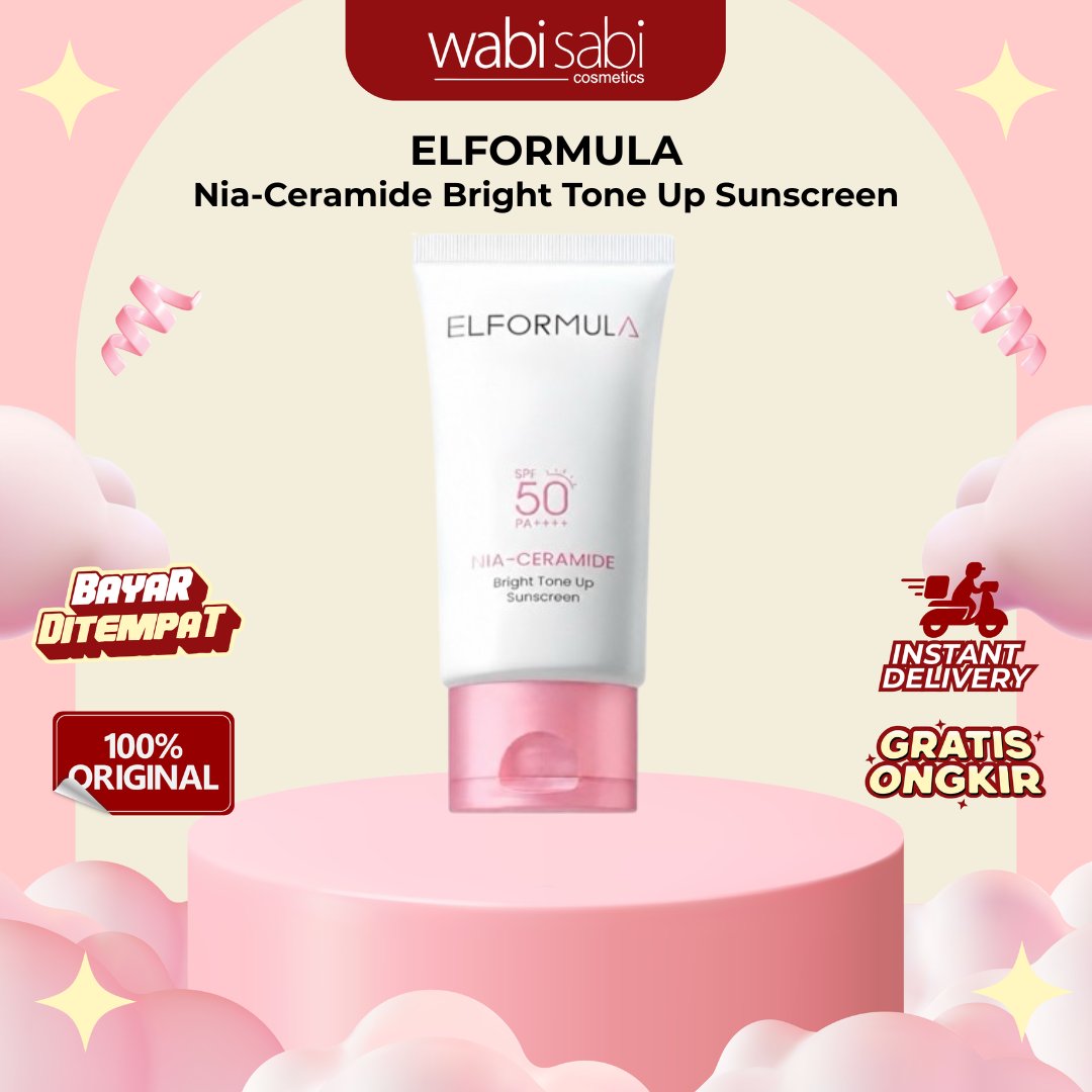 ELFORMULA - Nia-Ceramide Bright Tone Up Sunscreen SPF 50 PA++++ 30ml