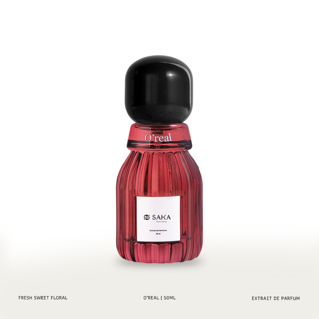Jual SAKA Perfumery - O'real Extrait de Parfum 50 ml - Parfum Wanita Floral & Fruity Elegant Modern Aroma Pear & Orange Blossom Tahan Lama | Shopee Indonesia
