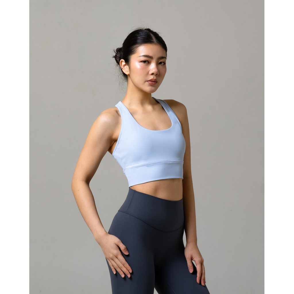 Jual Laurelton Flow Racerback Sport Bra - Racerback Crop & High Support | Sport Bra Yoga Pilates Gym Wanita Atasan Olahraga Wanita | Shopee Indonesia