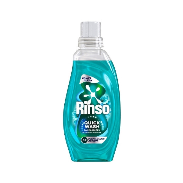 RINSO QUICK WASH GREEN BOTOL 650 GR