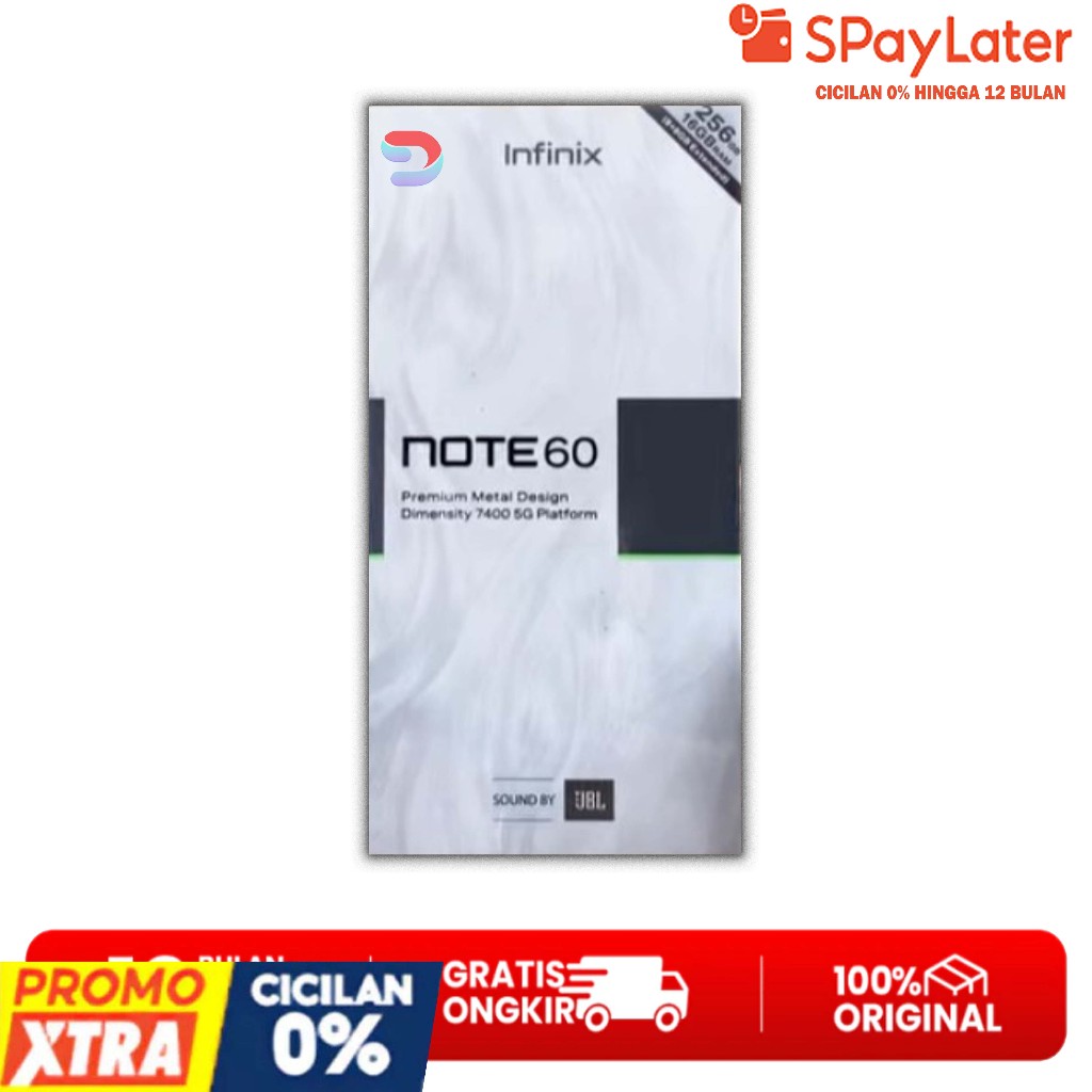 Jual Infinix Note 60 5G 8GB 256GB Garansi Resmi Indonesia | Shopee Indonesia
