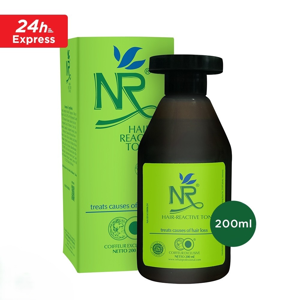 (ORIGINAL) NR Hair Tonic Reactive 50ml & 200ml – Tonik Penyubur & Penumbuh Rambut Rontok Alami