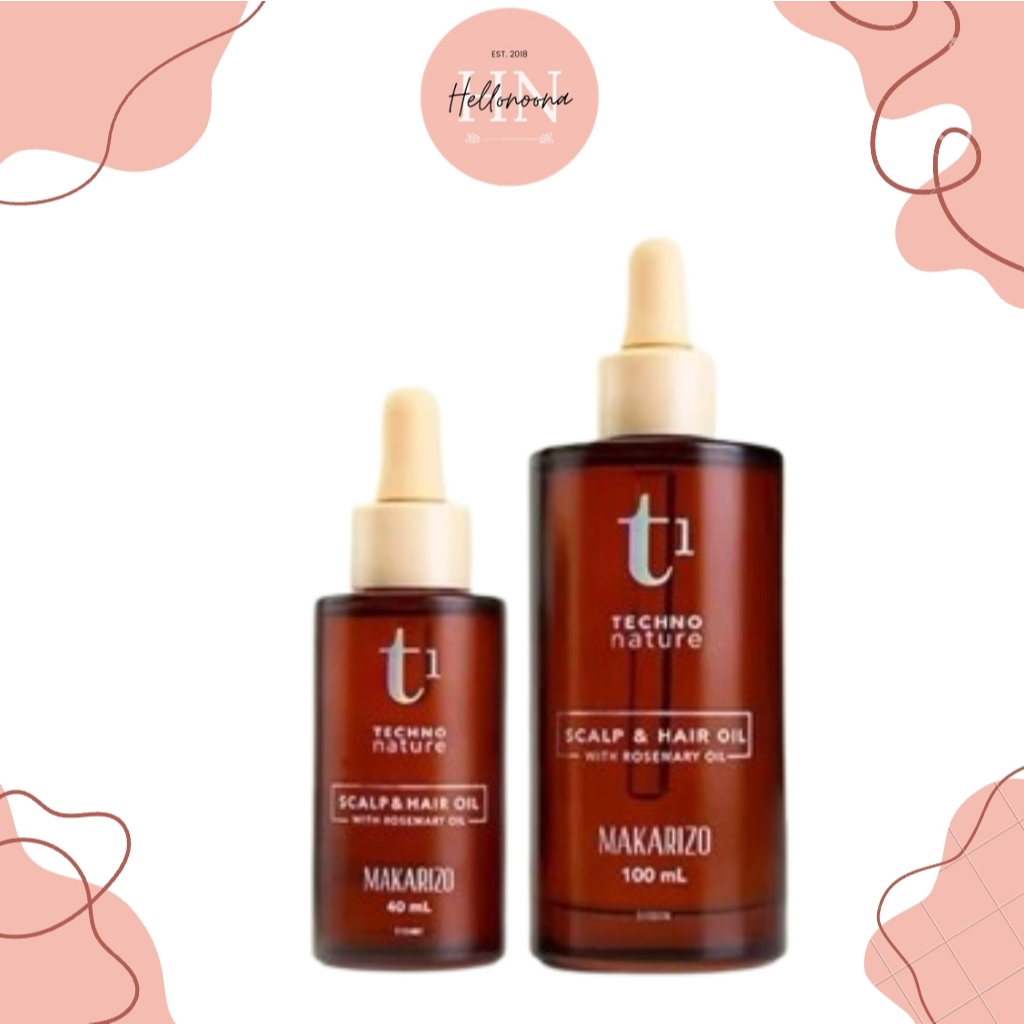 MAKARIZO - T1 Techno Nature Rosemary Scalp & Hair Oil 40ml I 100ml