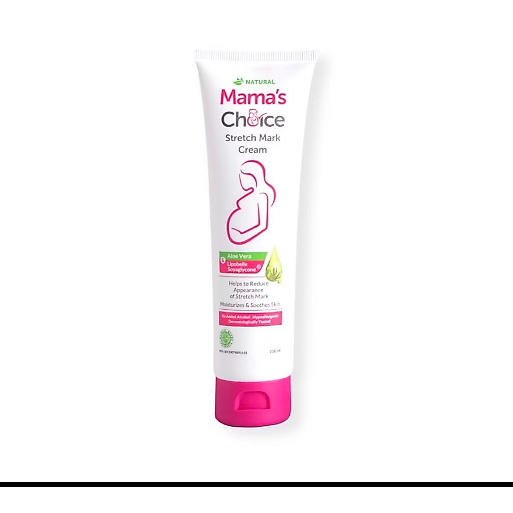 Mama’s Choice Stretch Mark Cream 100ml (cream stretch Mark Untuk Ibu Hamil dan Menyusui)