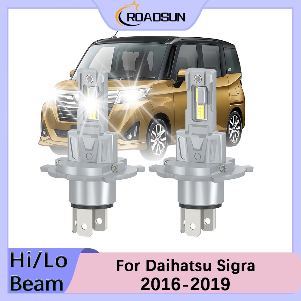 Jual [For Daihatsu Sigra] 2016 2017 2018 2019 Sepasang LED Lampu Depan Mobil Super Bright Hi/Lo Beam 180W 20000LM 6000K Cahaya Putih (Plug And Play) | Shopee Indonesia