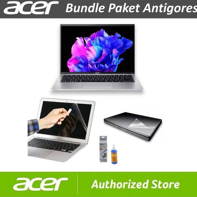 Levinamisahshop - [Free Earphone] ACER Aspire GO 14 AG14-72P-38GD Intel Core i3 1315U 8/512GB SSD Windows 11 OHS M365B 14" inch WUXGA IPS Light Silver