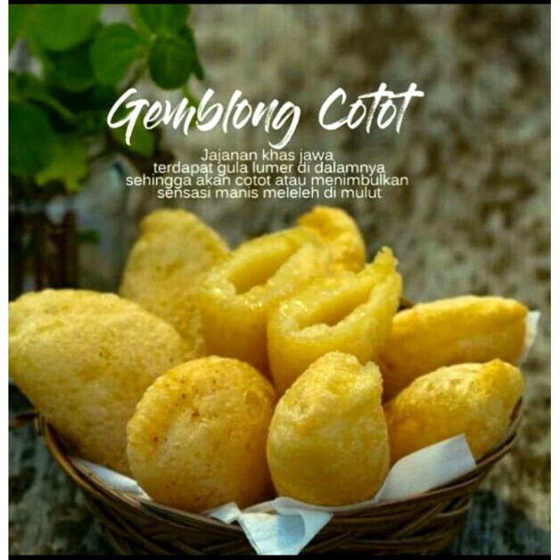Jual Gemblong Cotot Siap Goreng Original isi 10 pcs | Shopee Indonesia