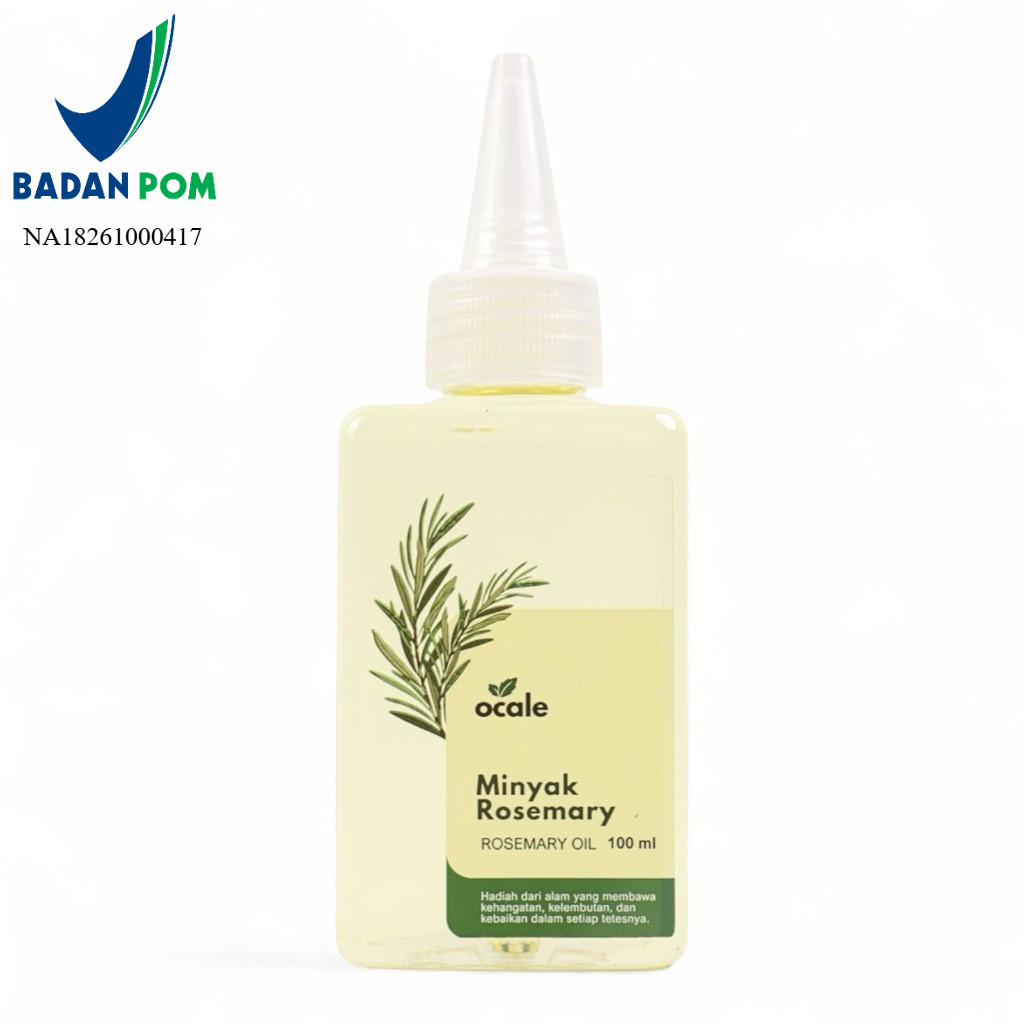 Ocale - Rosemary Oil 100% Pure – Minyak Rosemary Alami untuk Rambut Rontok & Pertumbuhan Rambut
