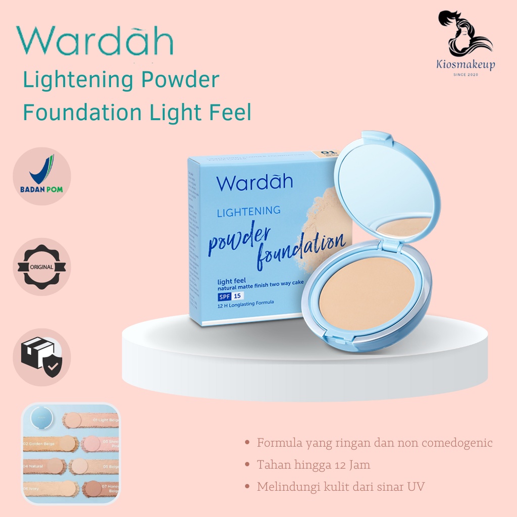 Wardah Lightening Powder Foundation Light Feel