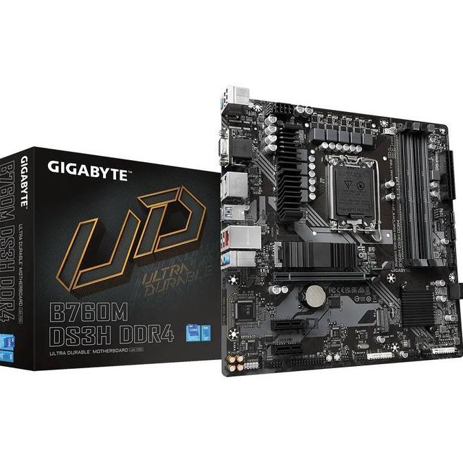 Allthebest- GIGABYTE B760M DS3H DDR4 INTEL B760 LGA1700 MOTHERBOARD