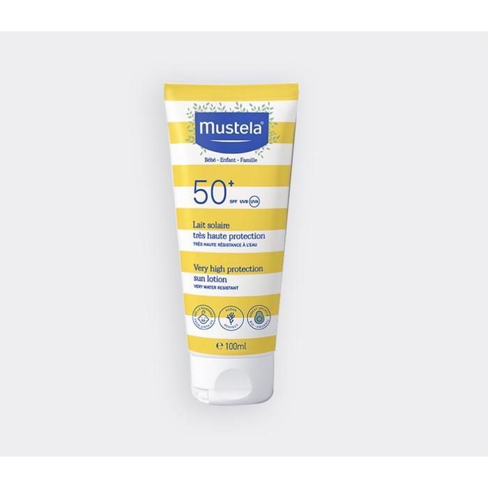 MUSTELA High Protection SUN LOTION SPF50+ Sunblok anak Bayi Anak-Anak - 100ML