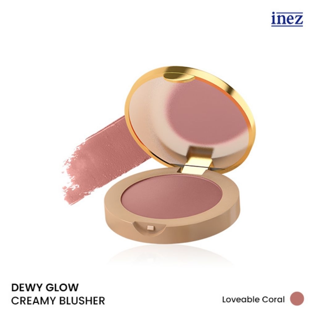 INEZ DEWY GLOW CREAMY BLUSHER LOVEABLE CORAL