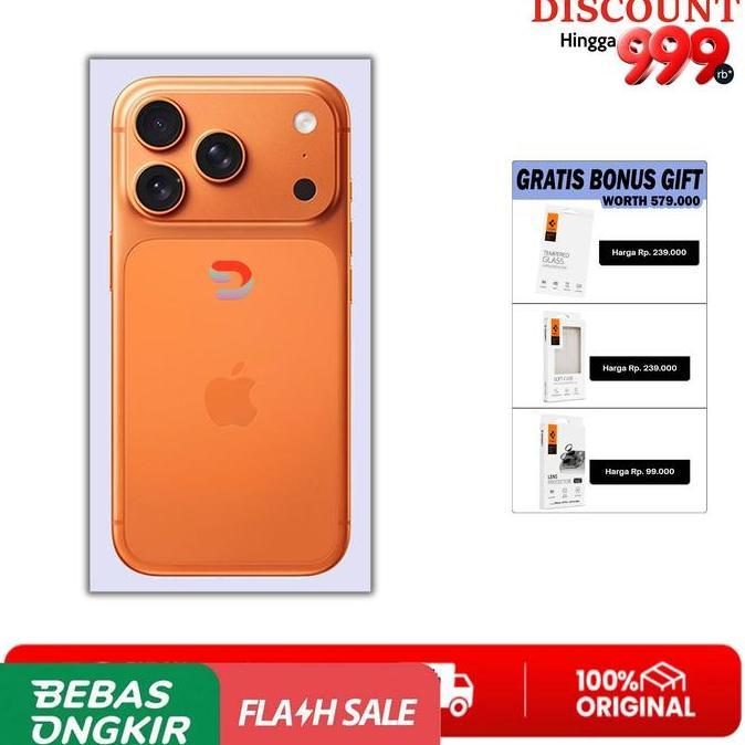 [ Live 1 ] Apple Iphone 17 Pro & Iphone 17 Pro Max 256Gb 512Gb 1Tb 2Tb Resmi Indonesia | Original | Bnib