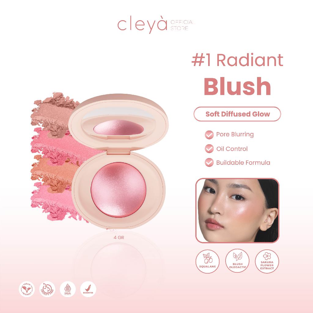 Jual Cleyà Radiant Sheen Blush | Shopee Indonesia