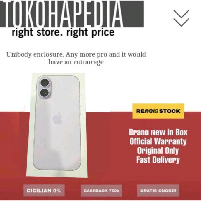 Bestseller- (RESMI) iPhone 17 256GB 512GB Black White Sage Lavender Mist Blue