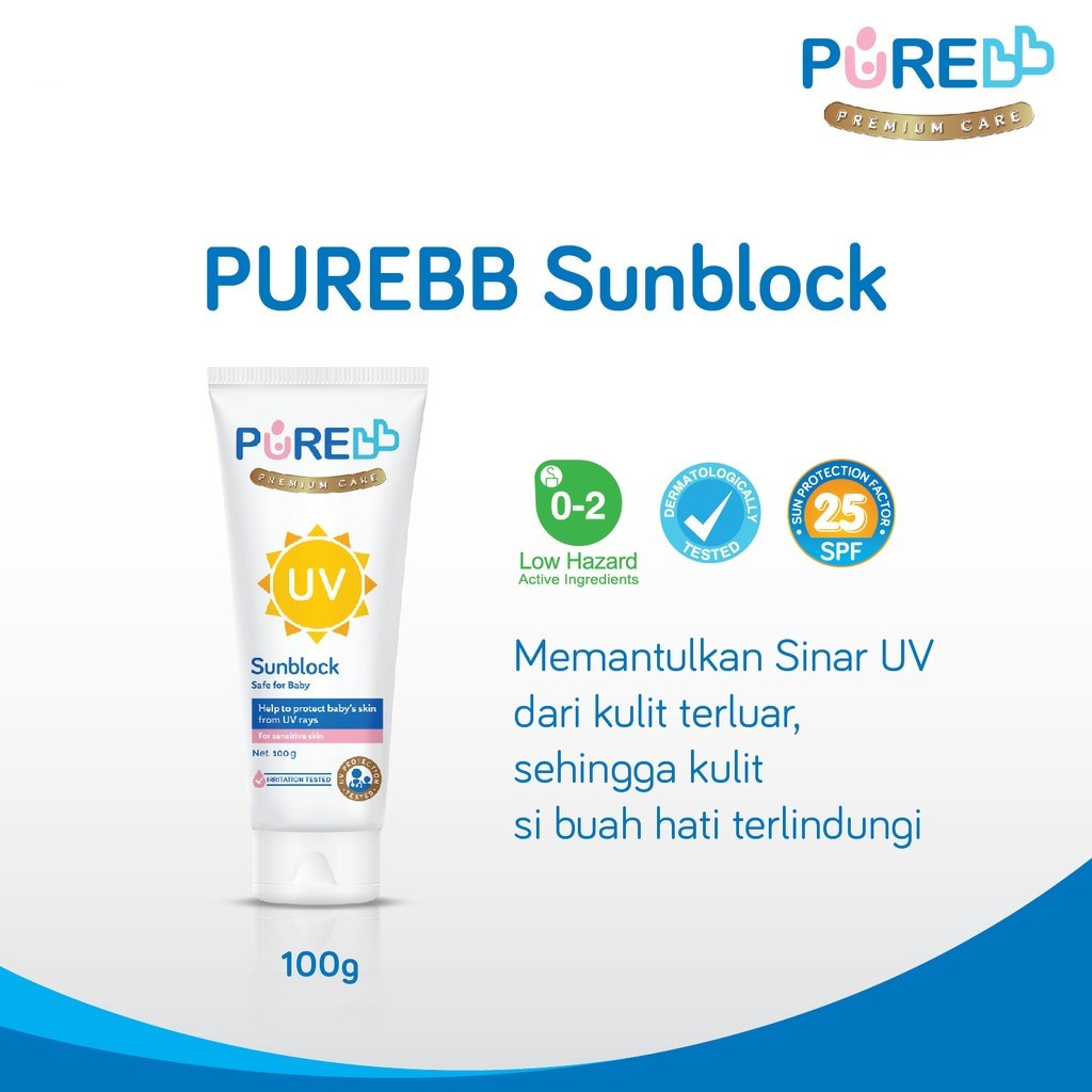 PUREBB Sunblock 100g (physical non chemical)