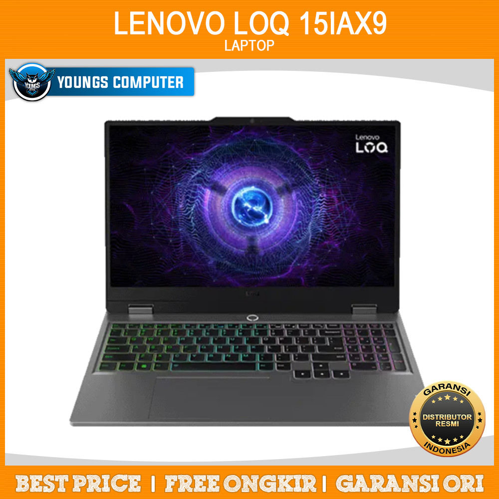 Jual LAPTOP LENOVO LOQ 15IAX9 Intel Core i5 12450HX 12GB DDR5 512GB 15.6" 144Hz RTX 3050 6GB | Shopee Indonesia