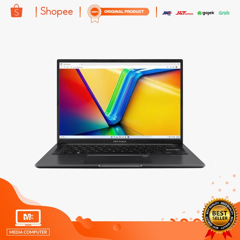 ASUS Vivobook Go 14 E1404FA VIPS5854M Ryzen 5 40 8GB 512GB W11 OHS 2024 M365 Mixed Black