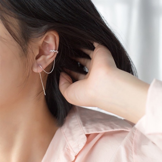 Jual Ark.co - Vesper multiway earcuff with stud (per 1 pc) anting klip earthreader minimalis simple | Shopee Indonesia