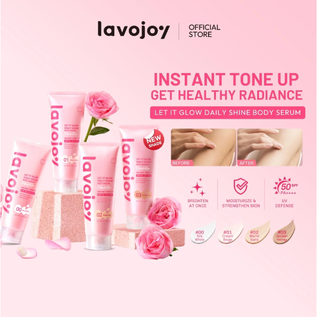 lavojoy Let It Glow Daily Shine Body Serum Instant Tone Up SPF 20