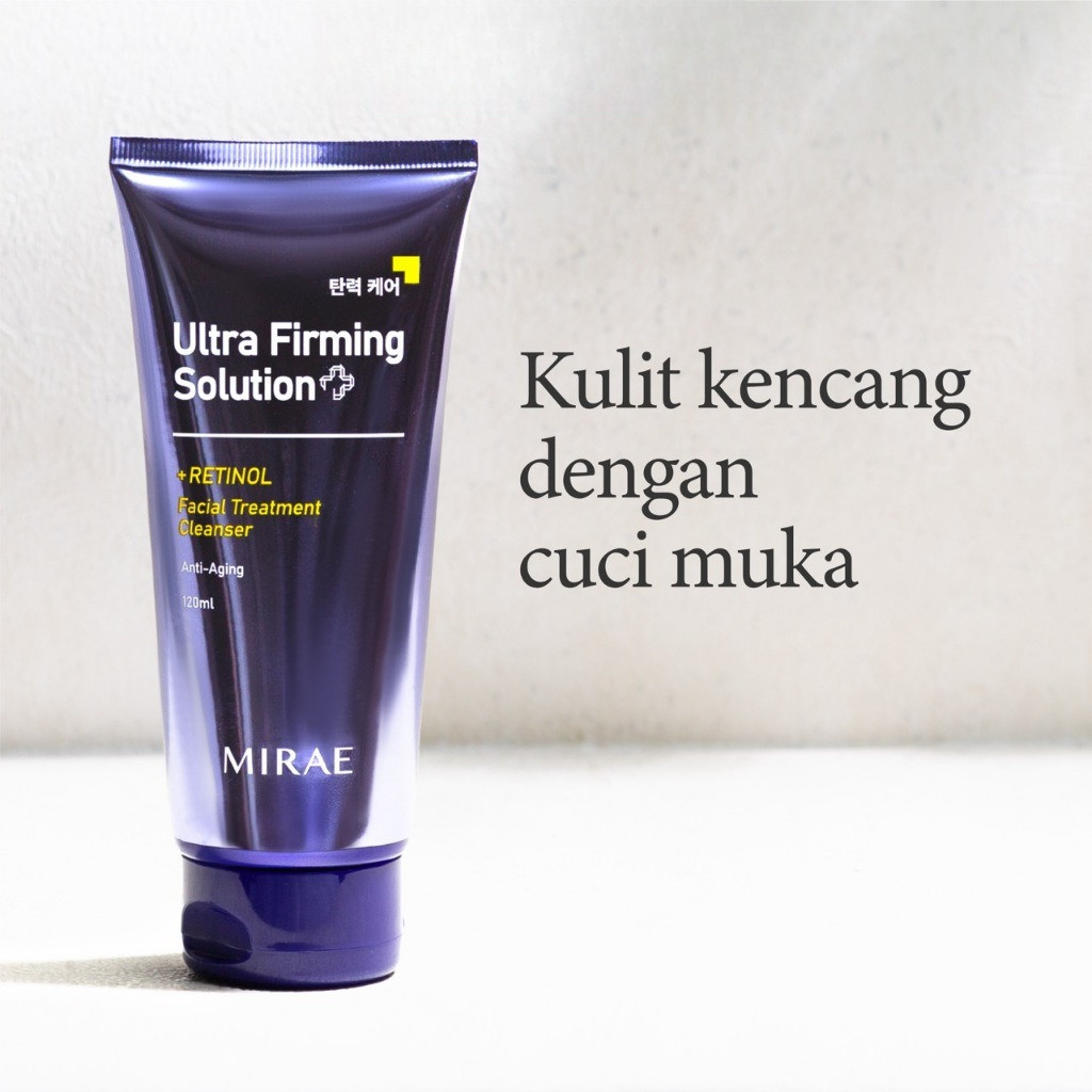 Mirae Ultra Firming Solution Facial Cleanser 120 ml | Anti Aging | Sabun Cuci Muka | Sabun Pembersih Wajah