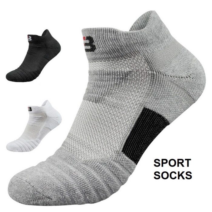 Jual CIVETO KK102 Kaos Kaki Pendek Sport Tebal Olahraga Gym Lari Men Socks | Shopee Indonesia
