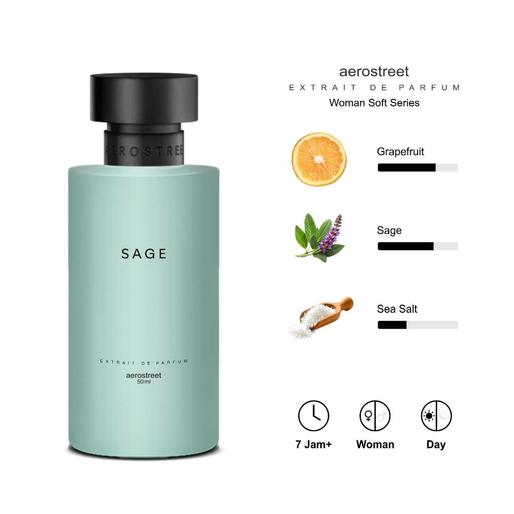Aerostreet Parfum Soft Sage - Extrait De Parfum PF009