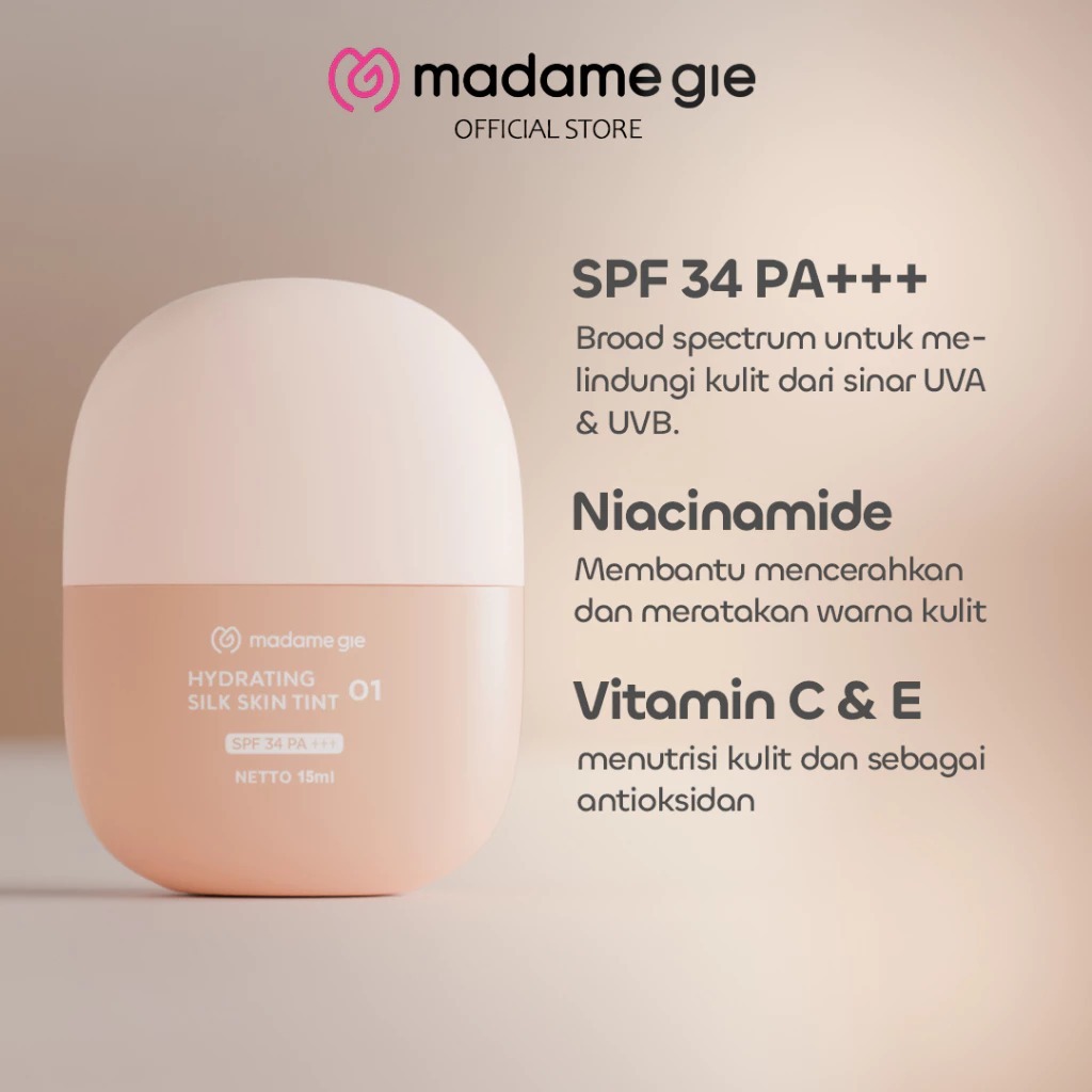 Madame Gie Hydrating Silk Skin Tint SPF34 PA+++