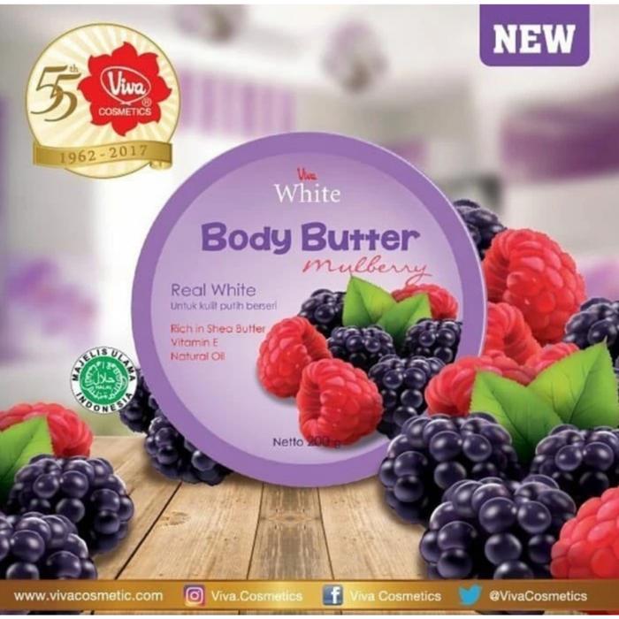 Viva White Body Butter Mulberry 200 Gr