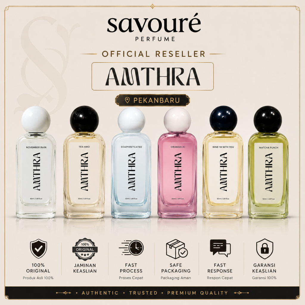 Full Bottle Collection AMTHRA Soaphisticated, November Rain & Tea-Amo 50ML Original BNIB | Parfum Unisex Original