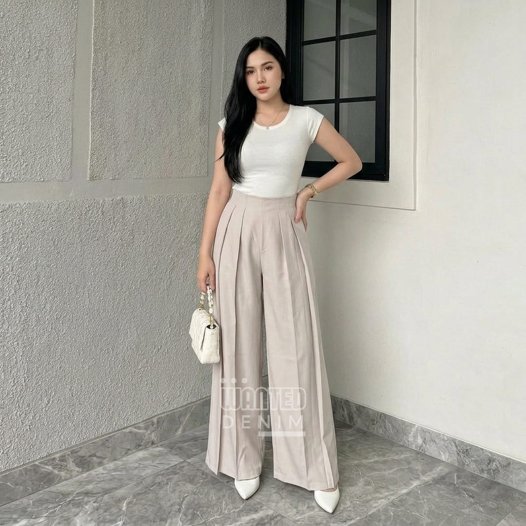 Jual Lavie Pants Celana Panjang Wanita highwaist | Shopee Indonesia