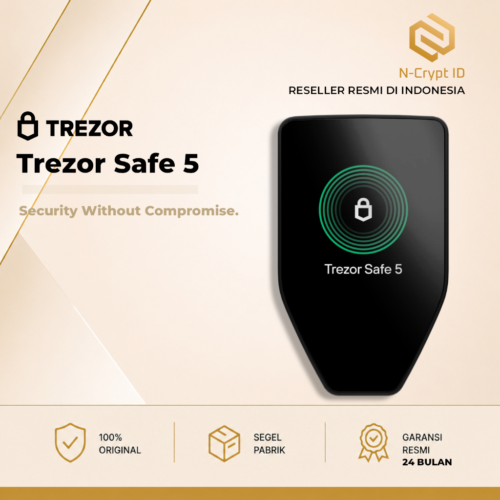 Jual Trezor Safe 5 Hardware Security Wallet Original Reseller Resmi | Shopee Indonesia