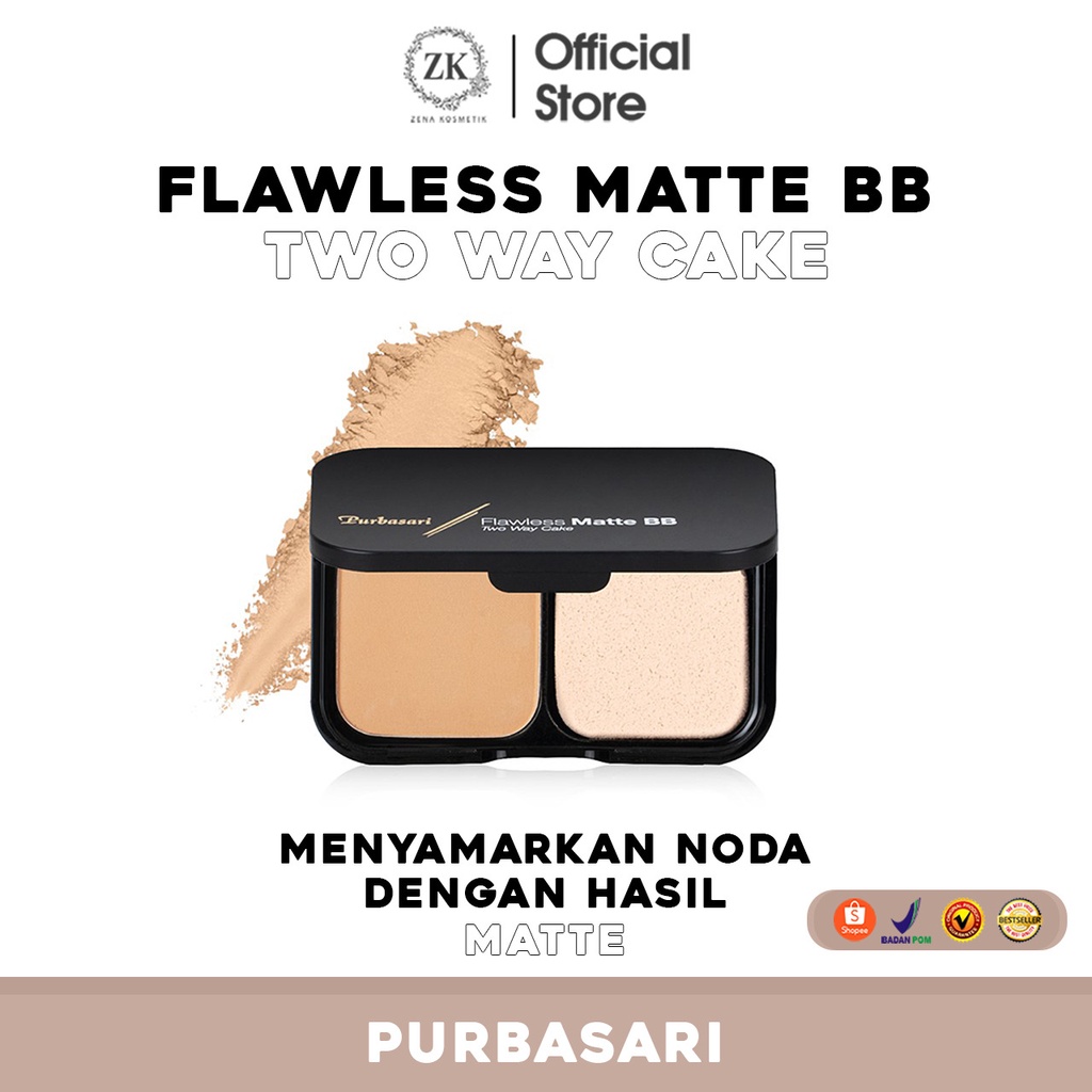 Purbasari Flawless Matte BB Two Way Cake