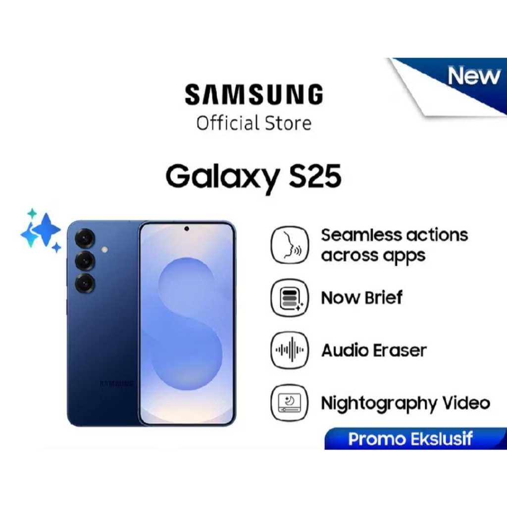 SAMSUNG GALAXY S25 5G 12GB/256GB - 12GB/512GB GARANSI RESMI