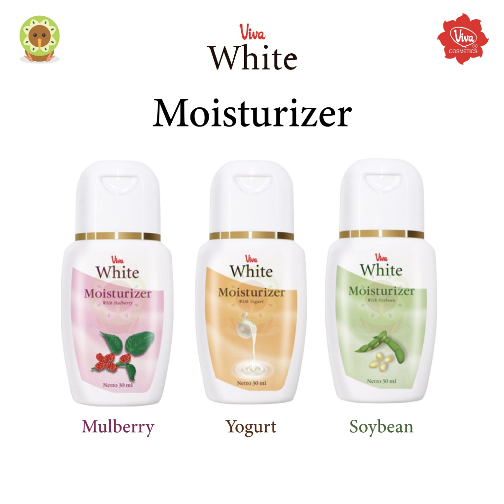 Viva White Moisturizer 30ml Travel Size | Mulberry / Yogurt / Soybean