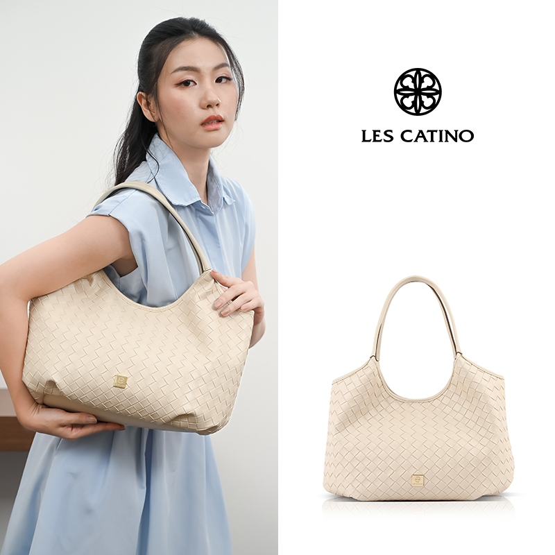 Jual Tas Bahu Les Catino Naya Braided Shoulder | Shopee Indonesia
