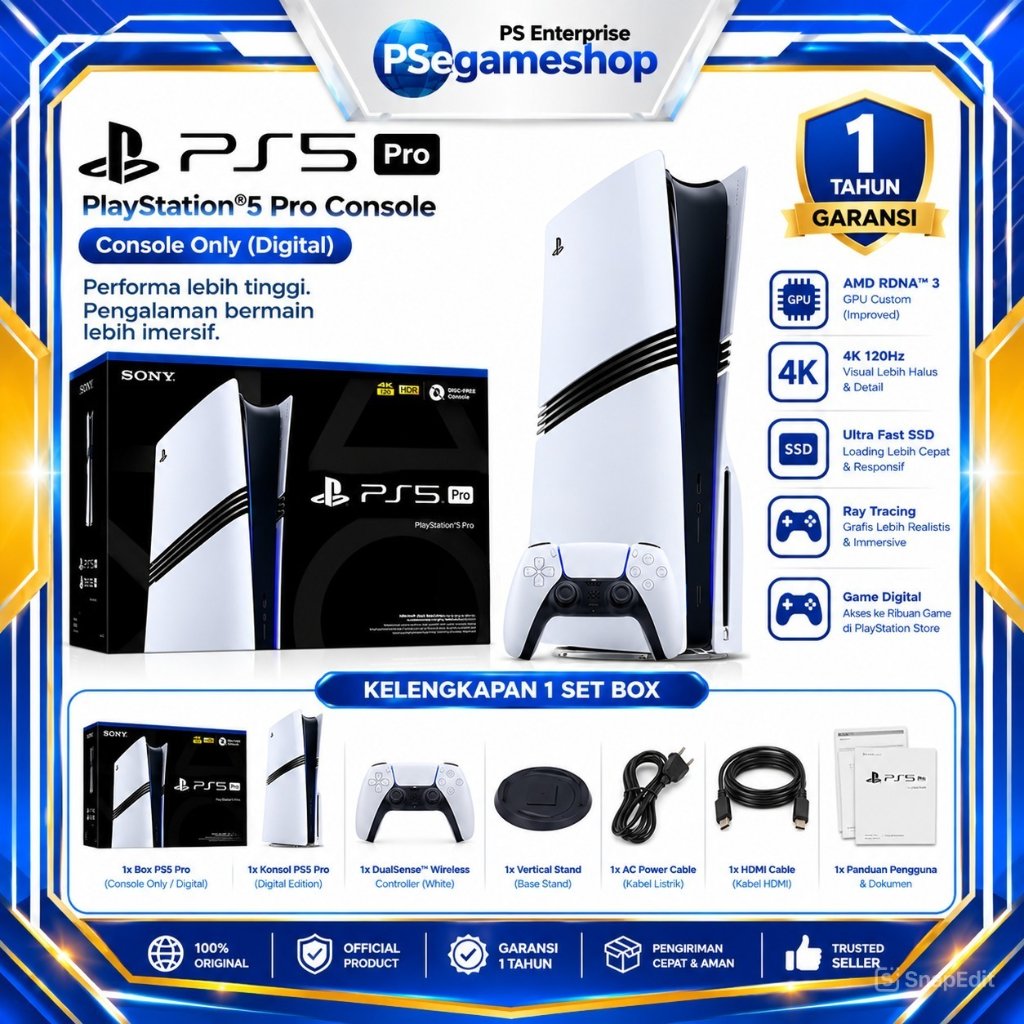 Jual SONY PlayStation 5 PRO / PS5 Console PRO / PRO 2TB / PS5 PRO / PLAYSTATION PRO / PS 5 PRO / PS5 BARU | Shopee Indonesia