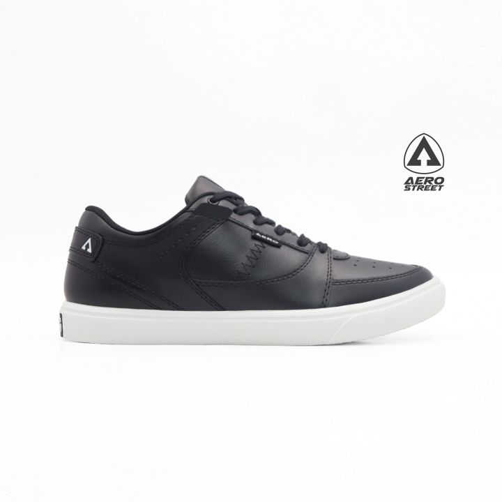 Aerostreet 37-44 Hoops Low 2.0 Putih Hitam Hitam - Sepatu Sneakers Casual | Lazada Indonesia