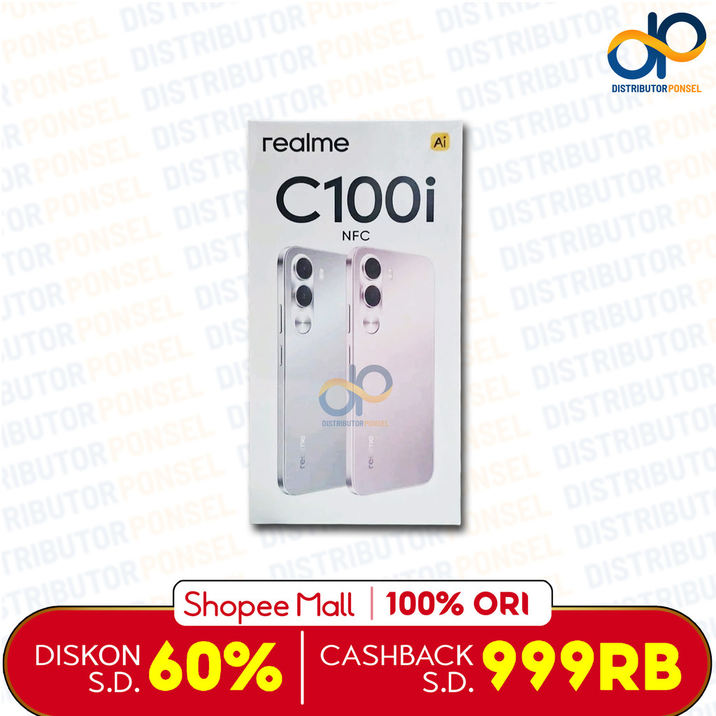 Realme C100i 4G 4/128GB 6/128GB C100 i Garansi Resmi Not C100X