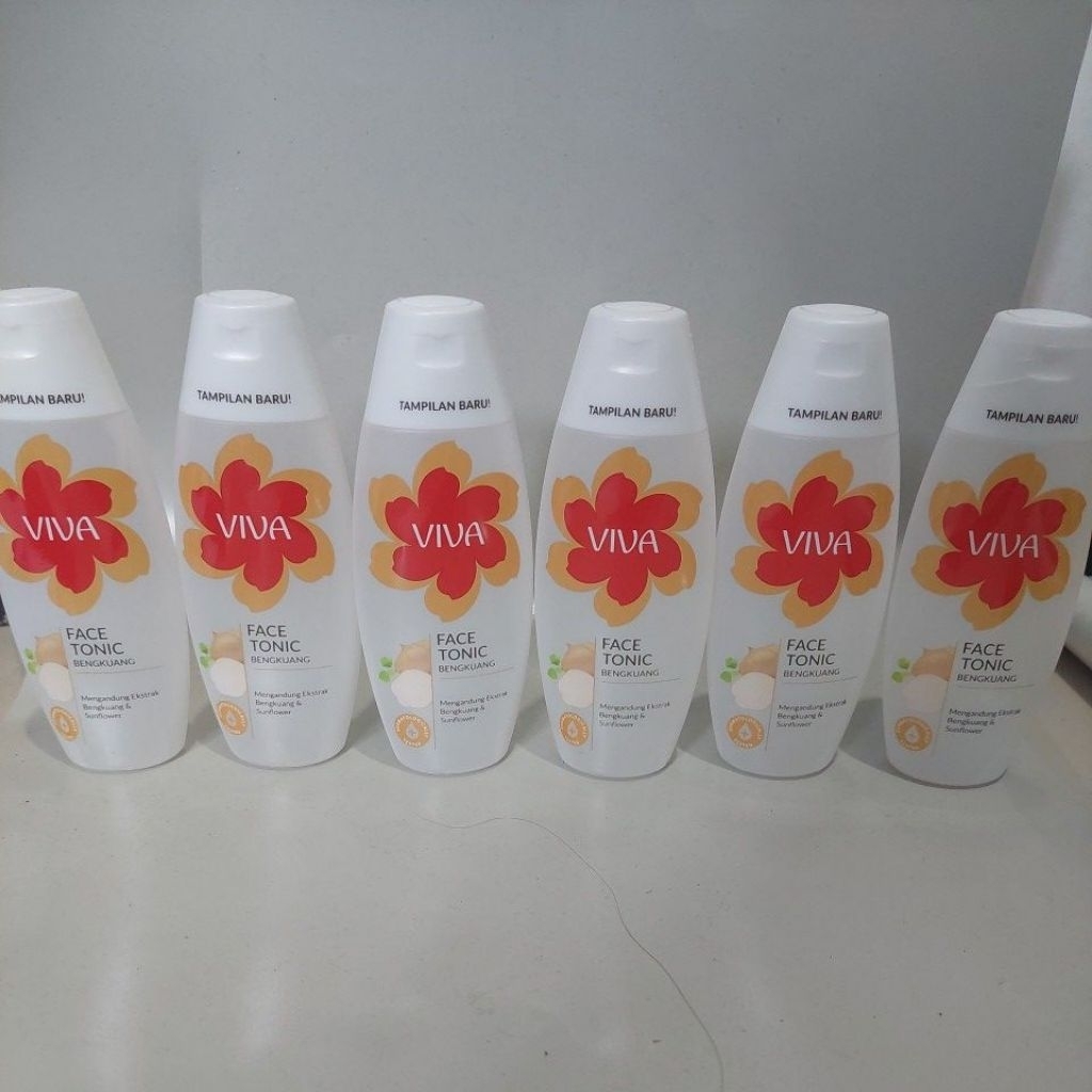 [ 6 Pcs Tonik ] VIVA Face Tonic Bengkuang 100 ml/ 6 Pcs Penyegar Wajah/ Pencerah Wajah/ Melembapkan