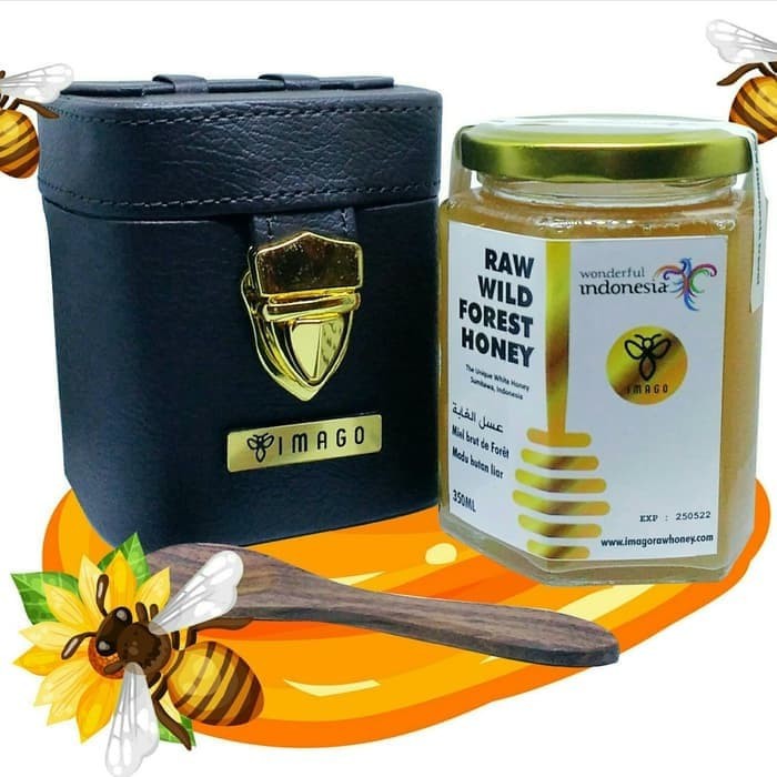 Jual Imago - Madu Putih Raw Wild Forest Honey - 350ml | Shopee Indonesia
