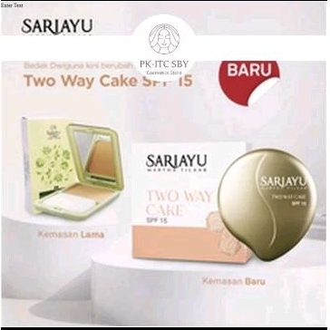 (ITC) SARIAYU Bedak Dwiguna SPF 15 Refreshing Aromatic 12 GR | Kuning Pengantin Langsat/Kemasan Baru