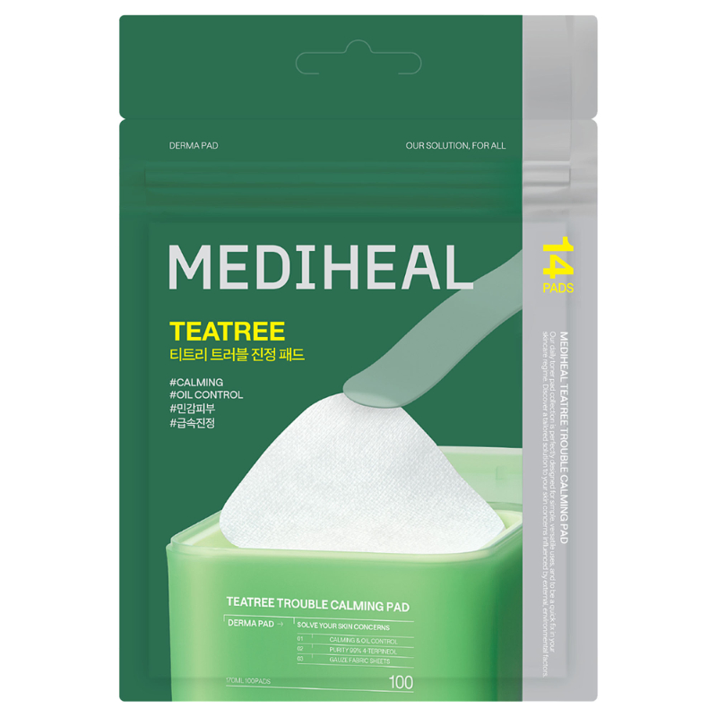 Mediheal Teatree Trouble Calming Pad Sachet 14 pcs