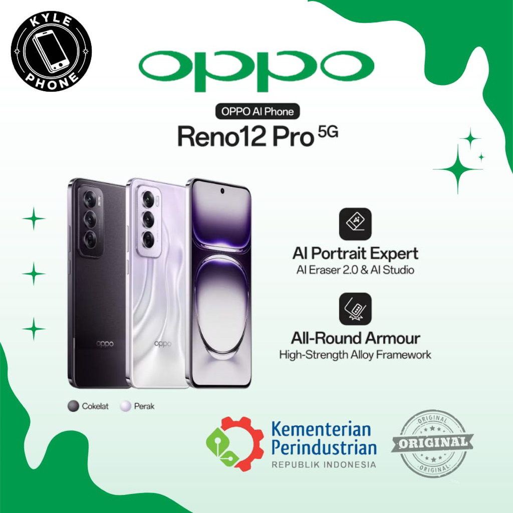 Oppo Reno 12 Pro 5G 12/512gb Bergaransi Resmi Oppo Indonesia